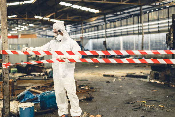 Professional Odor Removal technician working in Oak Park, IL